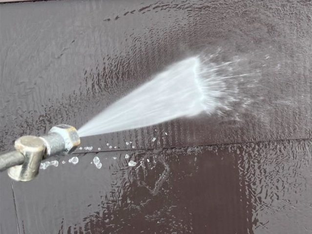 姫路市の塗装に伴う屋根高圧洗浄